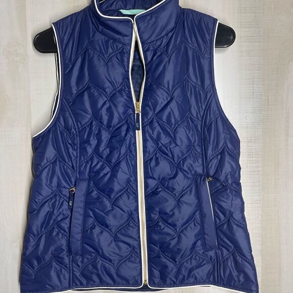 Vineyard Vines‎ navy blue quilted vest, size small - Picture 8 of 14